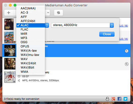 convert flac to mp3 for mac